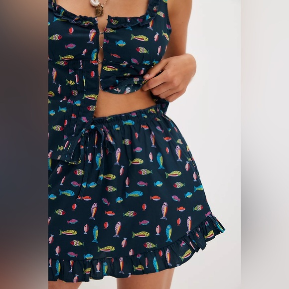 Free People Ellia Printed Set
